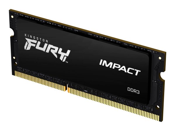 Kingston FURY Impact - 8 GB - 1 x 8 GB - DDR3L - 1866 MHz - 204-pin SO-DIMM - Nero