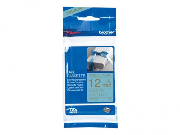 Brother TZE-RL34 - Oro - Blu - Brother - 1,2 cm - 4 m - Blister