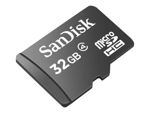 SanDisk microSDHC 32GB - 32 GB - MicroSDHC - Classe 4 - 4 MB/s - Resistente al gelo - Resistente agl