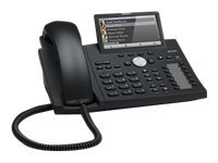 Snom D375 - IP Phone - Nero - Cornetta cablata - Scrivania/Parete - In-band - Out-of band - Info SIP