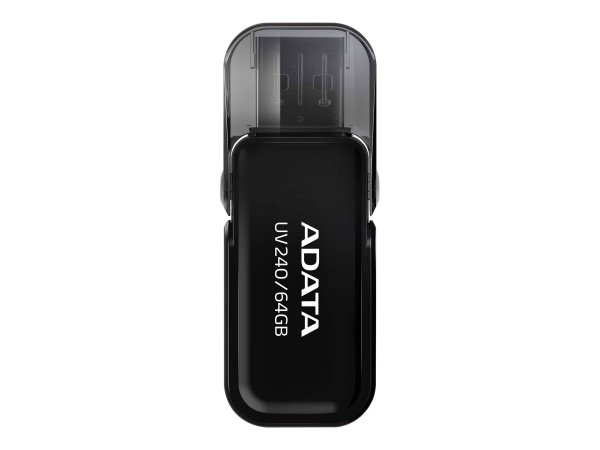 ADATA UV240 - 64 GB - USB tipo A - 2.0 - Cuffia - 7 g - Nero
