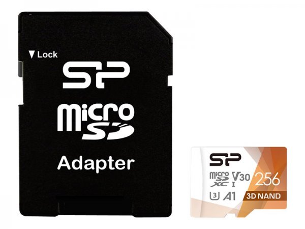 Silicon Power Superior Pro - 256 GB - MicroSDXC - Classe 10 - UHS-I - 100 MB/s - 80 MB/s