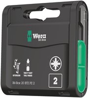 Wera Bit-Box 20 BTZ PZ - 20 pezzo(i) - Hex (metric) - Metallo - Plastica - 2,5 cm - Plastica