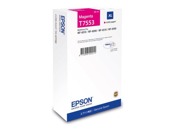 Epson Tinte magenta 39.0ml WF Pro 8xxx''XL'' - Magenta