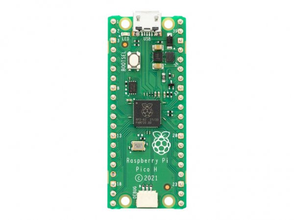 Raspberry Pi RASP Pi Pico H - Pi Pico RP2040 Cortex-M0+ microUSB