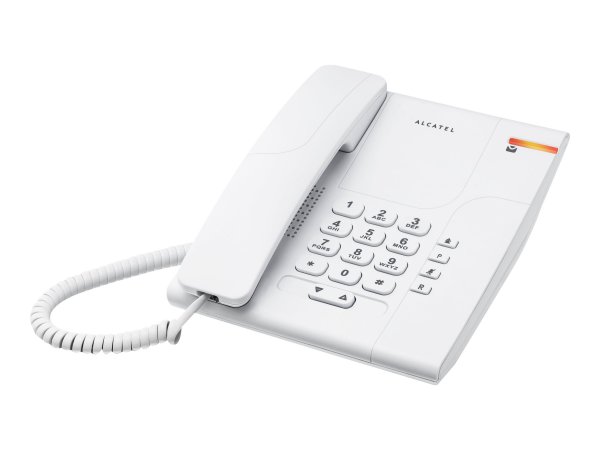 Alcatel Temporis 180 - Telefono DECT - Cornetta cablata - Identificatore di chiamata - Bianco
