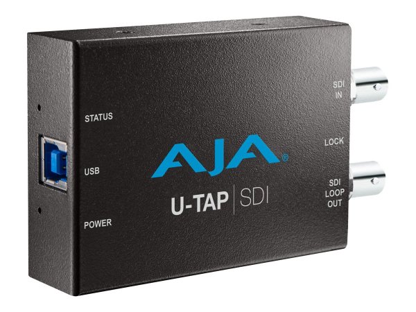 AJA U-TAP SDI - USB 3.2 Gen 1 (3.1 Gen 1) - 1920 x 1080 Pixel - Potenza - status - 240p - 360p - 480