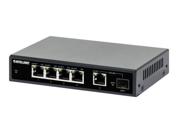 Intellinet 561822 - Non gestito - L2 - Gigabit Ethernet (10/100/1000) - Full duplex - Supporto Power
