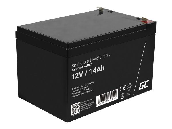Green Cell AGM Battery 12V 14Ah - Batteria - 14000 mAh