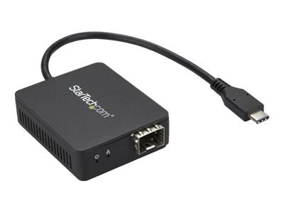 StarTech.com Adattatore di rete USB-C a Fibre ottiche - Convertitore SFP con slot aperto - Cablato -