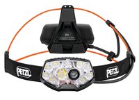 Petzl NAO RL - Torcia a fascia - Nero - Arancione - Pulsanti - IPX4 - Livello della batteria - CE