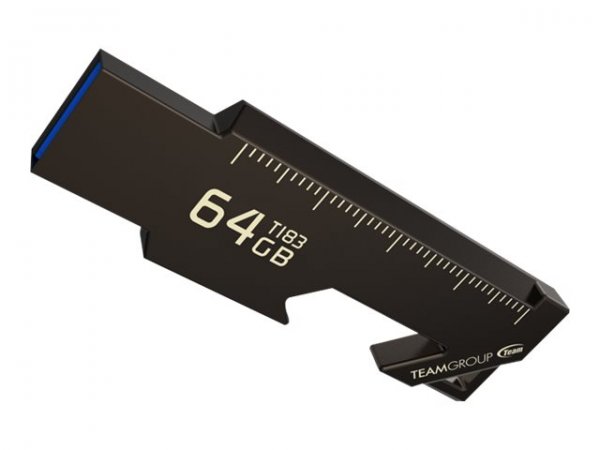 Team Group T183 - 64 GB - USB tipo A - 3.2 Gen 1 (3.1 Gen 1) - 90 MB/s - Senza coperchio - Nero