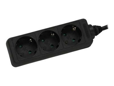 InLine Power strip - output connectors: 3