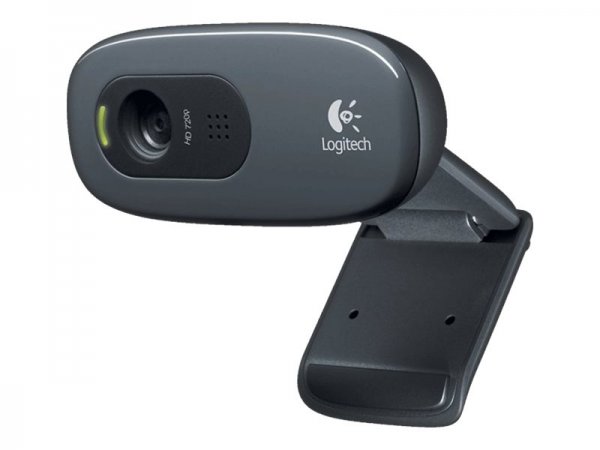 Logitech C270 Webcam HD - HD 720p/30fps - Videochiamate HD Widescreen - Correzione Automatica Lumino