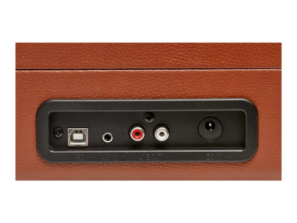 Inter Sales VPL-120 - Plattenspieler mit Digital-Recorder - braun