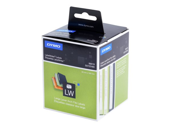 Dymo LabelWriter LAF Labels Large - Schwarz auf Weiß - 59 x 190 mm 110 Etikett(en) (1 Rolle(n)
