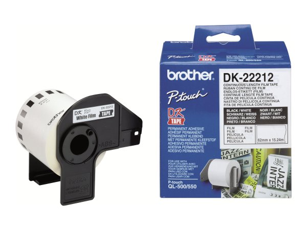 Brother DK-22212 - Permanent adhesive
