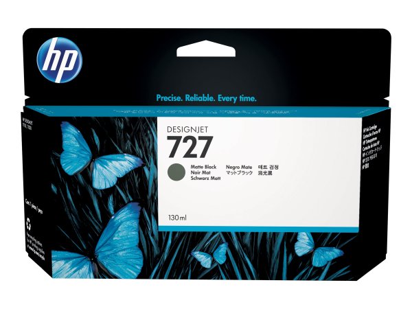 HP Cartuccia inchiostro nero opaco DesignJet 727 - 130 ml - Inchiostro a base di pigmento - Inchiost