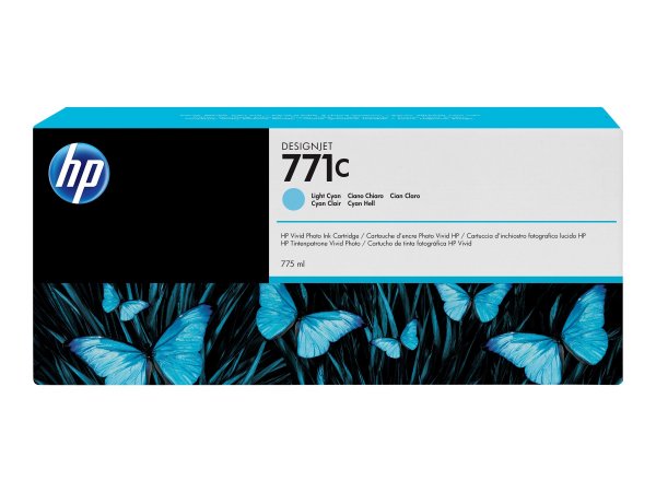 HP 771C - 775 ml - hell Cyan - Original - Tintenpatrone
