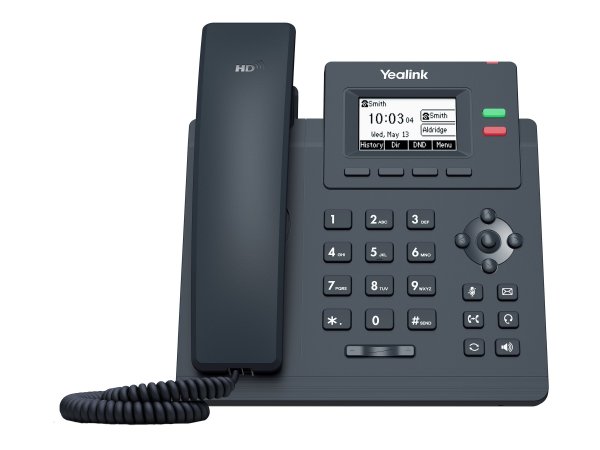 Yealink SIP-T31G - IP Phone - Grigio - Cornetta cablata - Scrivania/Parete - 2 linee - 1000 voci