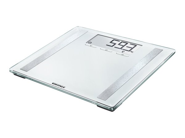 Soehnle Shape Sense Control 200 - Bilancia pesapersone elettronica - 180 kg - 100 g - Bianco - kg -