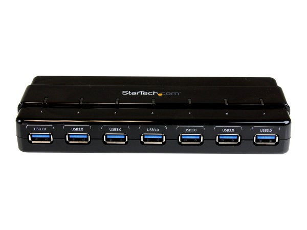 StarTech.com 7 Port USB 3.0 Hub – Up To 5 Gbps – 7 x USB – Universal Multi Port USB Extender for You