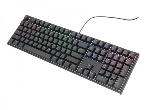 Ducky ONE 2 RGB - Full-size (100%) - USB - Interruttore a chiave meccanica - LED RGB - Nero