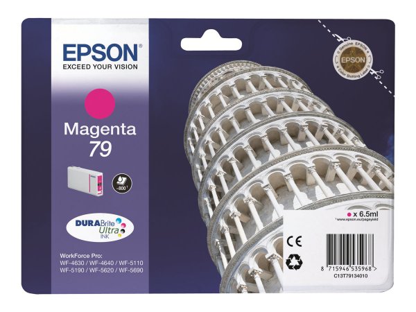Epson Tower of Pisa Tanica Magenta - Resa standard - Inchiostro a base di pigmento - 1 pz
