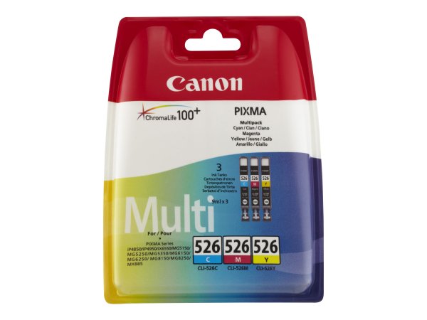 Canon CLI-526 Multipack - 3-pack