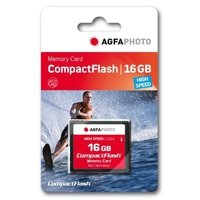 AgfaPhoto Compact Flash - 16GB - 16 GB - CompactFlash - Nero