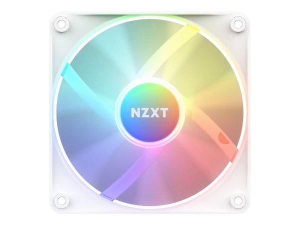 NZXT F120 Core RGB - Ventilatore - 12 cm - 500 Giri/min - 1800 Giri/min - 33,88 dB - Bianco