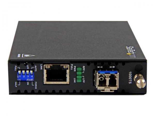 StarTech.com Convertitore Multimediale Gigabit Ethernet Rame a Fibra - SM LC - 10km - 2000 Mbit/s -