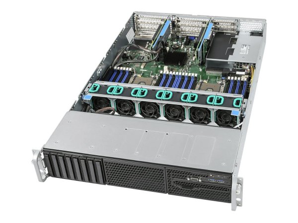 Intel R2208WF0ZSR - Intel® C624 - LGA 3647 (Socket P) - DDR4-SDRAM - 6000 GB - 2.5,M.2 - 0 - 1 - 10
