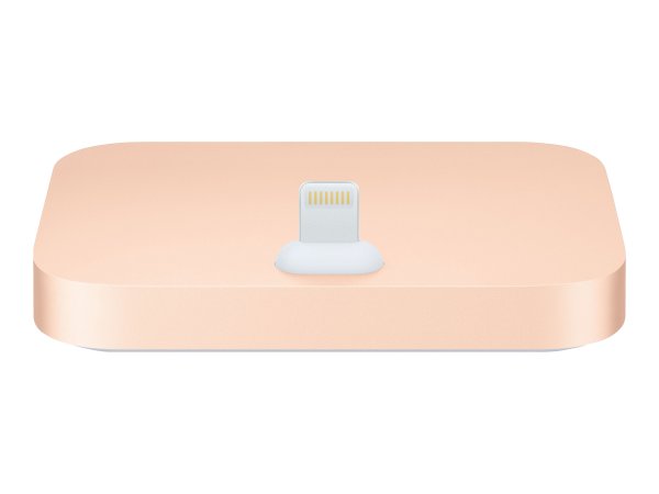 Apple Dock - Ladeständer - 2 Ausgabeanschlussstellen (Stereo Mini-Klinkenstecker, Lightning)