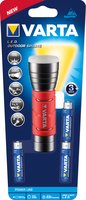 Varta 17627101421 - Hand flashlight - Black,Red - Aluminum - IPX4 - LED - 1 lamp(s)