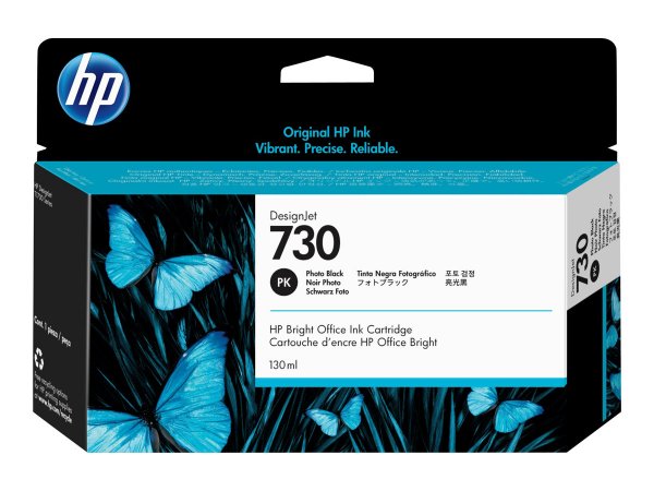 HP Cartuccia di inchiostro nero fotografico DesignJet 730 da 130 ml - Resa standard - Inchiostro col