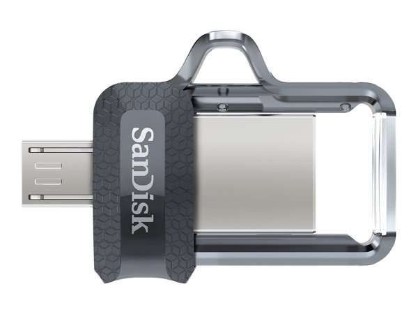 SanDisk Ultra Dual m3.0 - 64 GB - USB Type-A / Micro-USB - 3.2 Gen 1 (3.1 Gen 1) - Lamina di scorrim