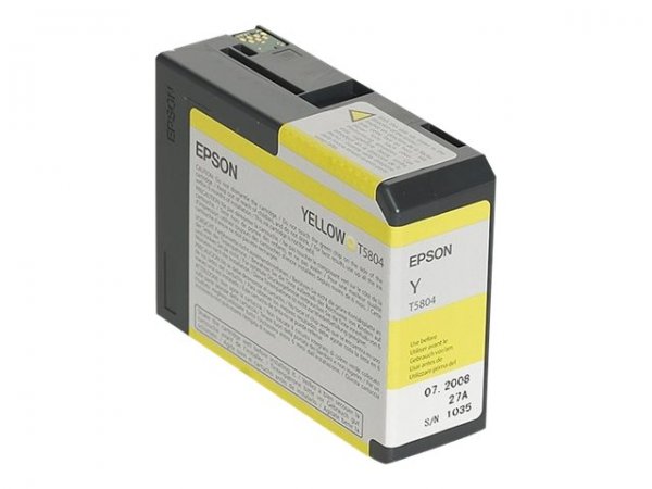 Epson Tanica Giallo - Inchiostro a base di pigmento - 80 ml - 1 pz