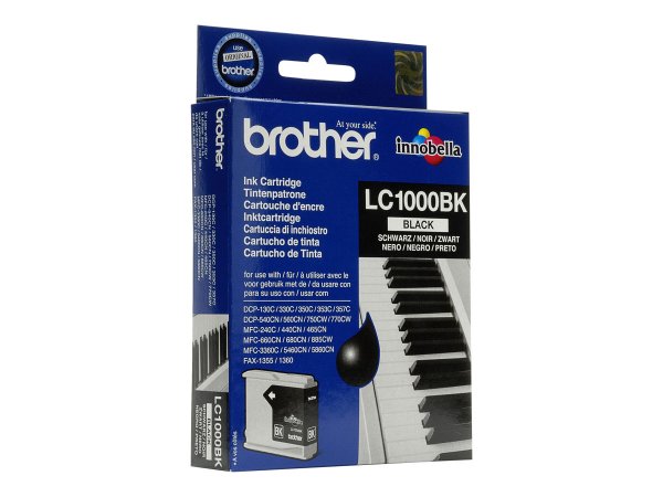 Brother LC LC1000BK - Cartuccia di inchiostro Originale - Nero - 22 ml