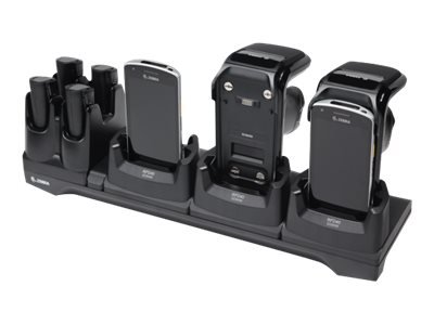 Zebra RFD40 3 DEVICE SLOTS/4 TOASTER SLOTS COMMUNICATION CRADLE WITH SUPPORT FOR EC50/55.