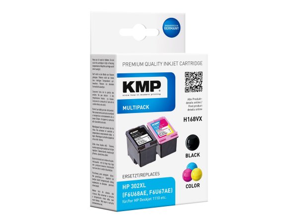 KMP H168V - Inchiostro a base di pigmento - Inchiostro colorato - 15 ml - 12 ml - 550 pagine - Confe