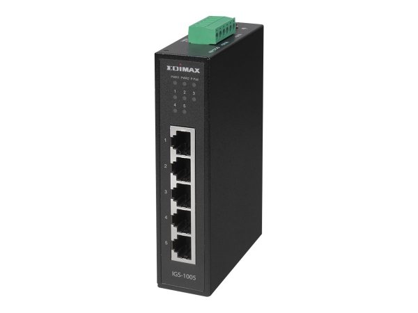 Edimax IGS-1005 - Non gestito - L2 - Gigabit Ethernet (10/100/1000) - Full duplex - Montabile a pare