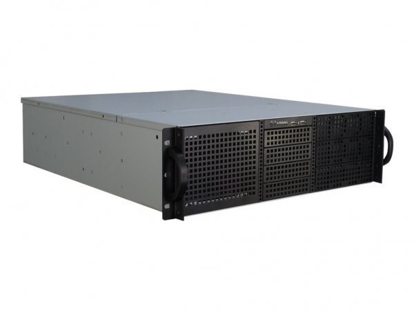 Inter-Tech 3U-30240 - Supporto - Server - Nero - ATX - Flex-ATX - micro ATX - Mini-ATX - Mini-ITX -