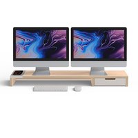 Pout EYES9 - All-in-one wireless charging & hub station for dual monitors Deep