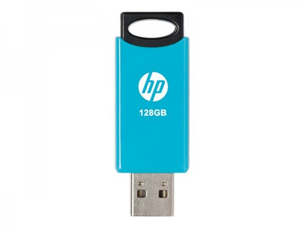 HP PNY v212b - 128 GB - USB tipo A - 2.0 - 14 MB/s - Lamina di scorrimento - Nero - Blu