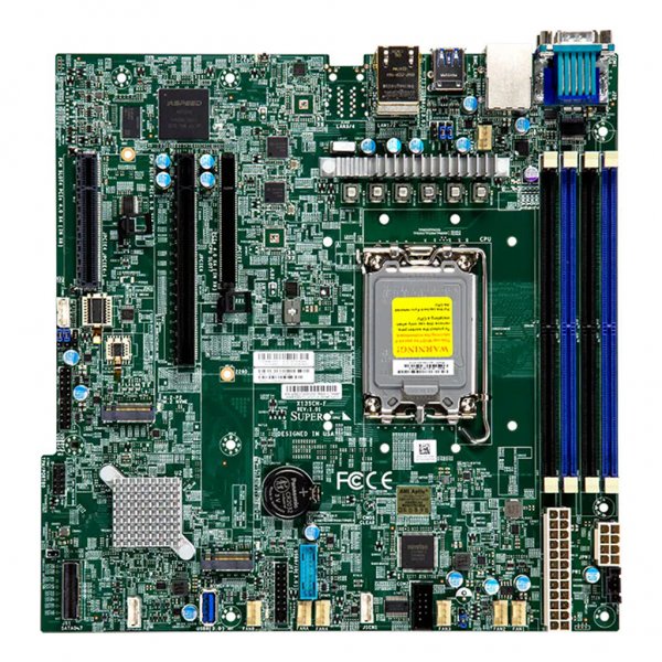 Supermicro Mainboard X13SCH-F micro-ATX Sockel 1700 DDR5-only Single - Scheda madre - Intel Sockel 1