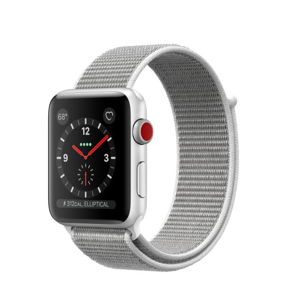 Apple Watch Series 3 smartwatch Silver OLED Cellular GPS (satellite)