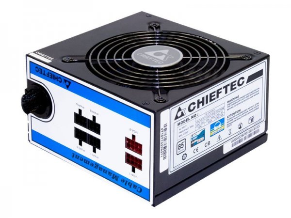 Chieftec CTG-750C - 750 W - 230 V - 50 Hz - 6 A - +12V1,+12V2,+3.3V,+5V,+5Vsb,-12V - Attivo
