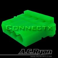 A.C.Ryan Connectx™ T-Molex power Female - UVGreen 100x - T-Molex Female - Verde - 100 pezzo(i)