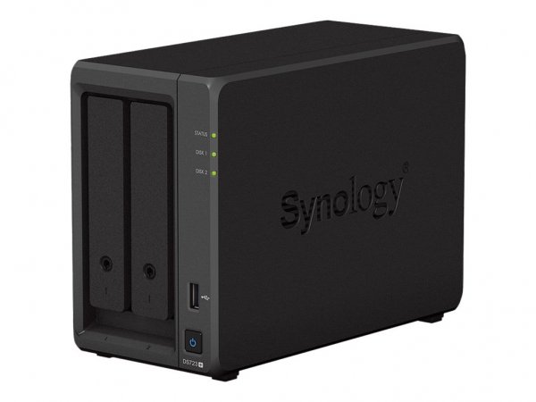 Synology DiskStation DS723+ - NAS - Tower - AMD Ryzen - R1600 - Nero
